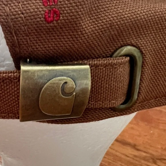 NWT- Vintage-Carhartt Since 1889 Embroidered Canvas StrapBack 2007  Hat - Picture 9 of 10